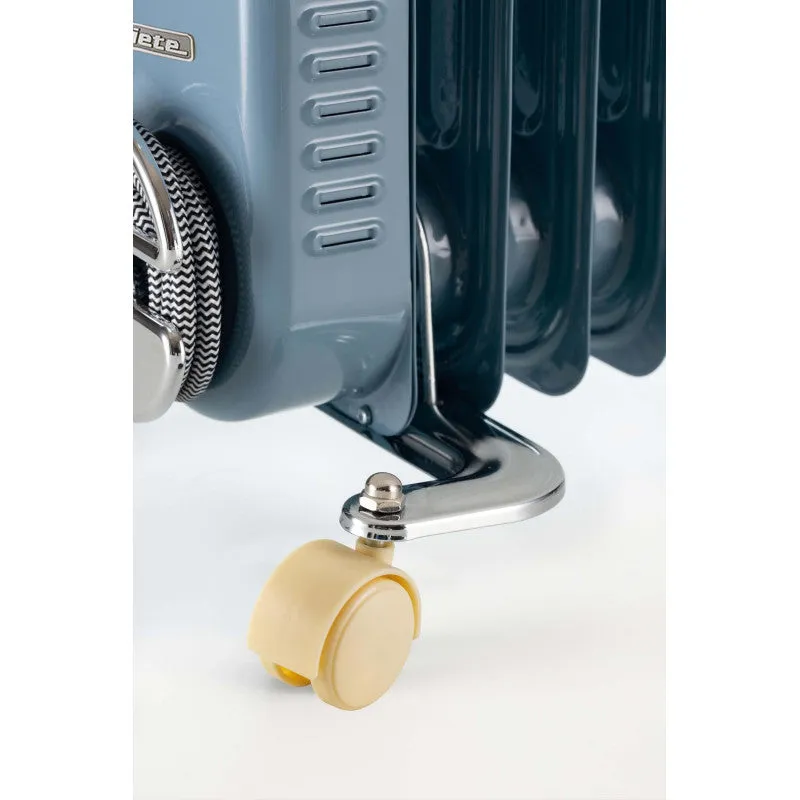 Ariete, Vintage Oil Radiator with 7 Heating Elements, Blue
