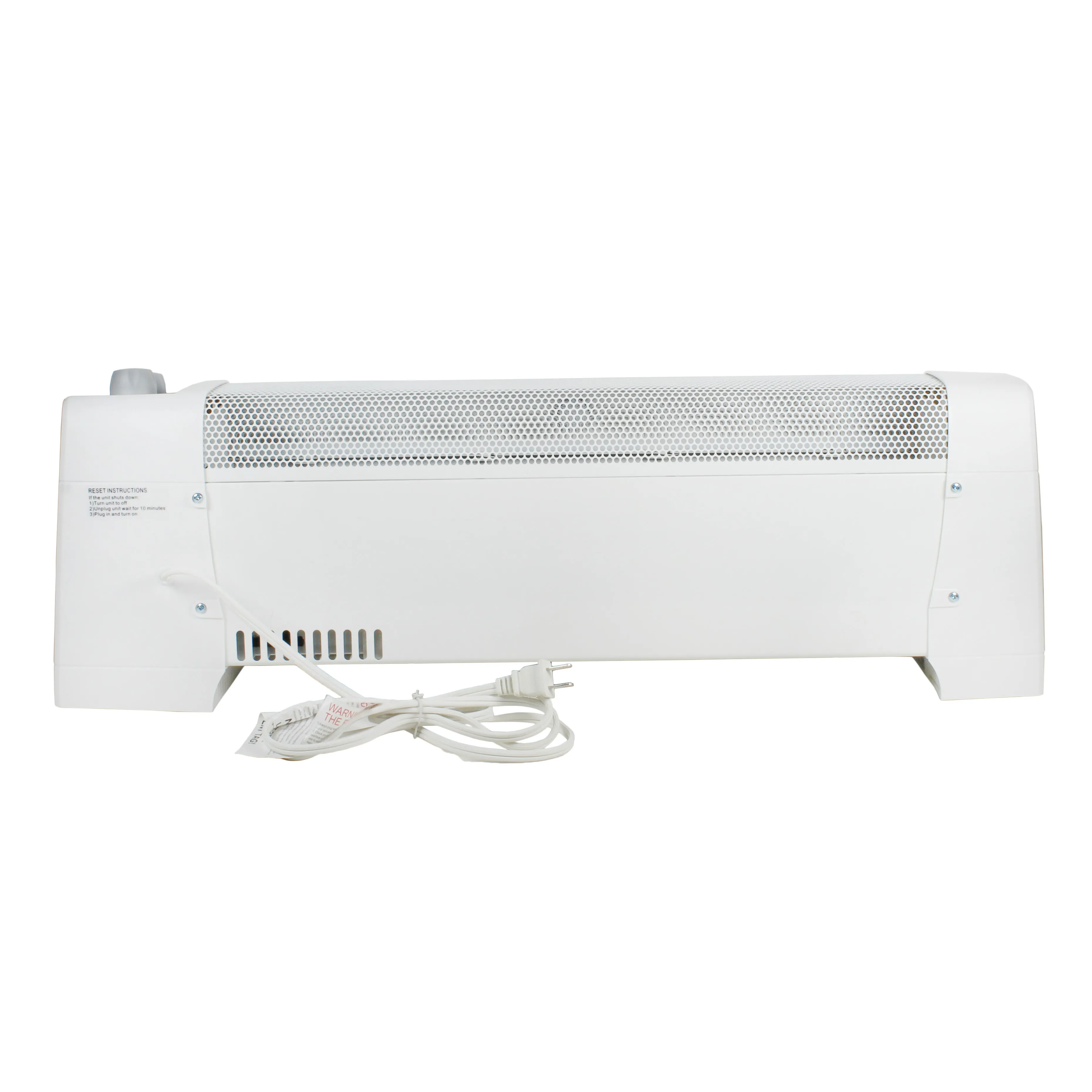 Comfort Zone Convection Baseboard Heater in White