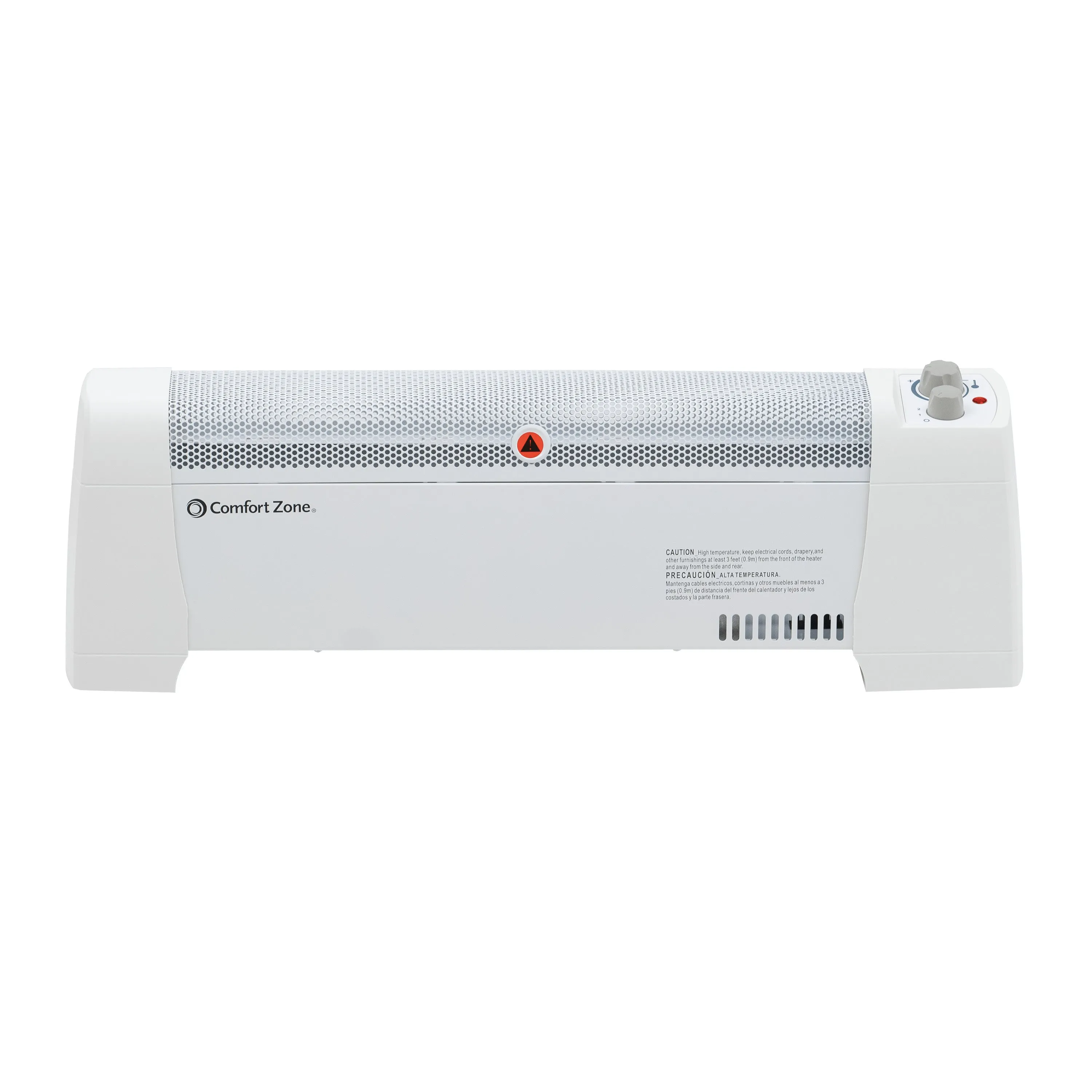 Comfort Zone Convection Baseboard Heater in White