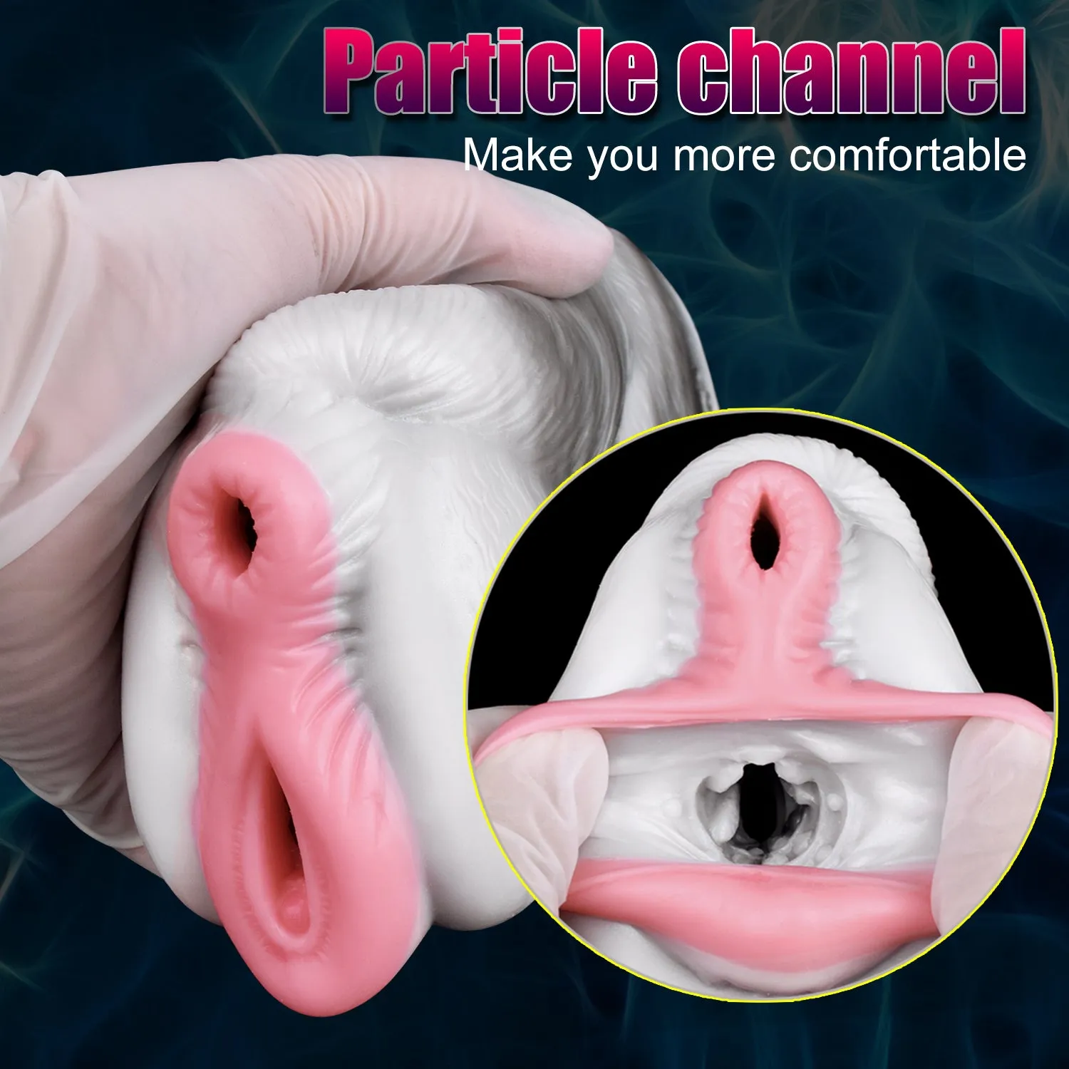 Fantasy Horse Pocket Pussy Male Sex Toy - Pink Vagina Dual Hole Penis Masturbator