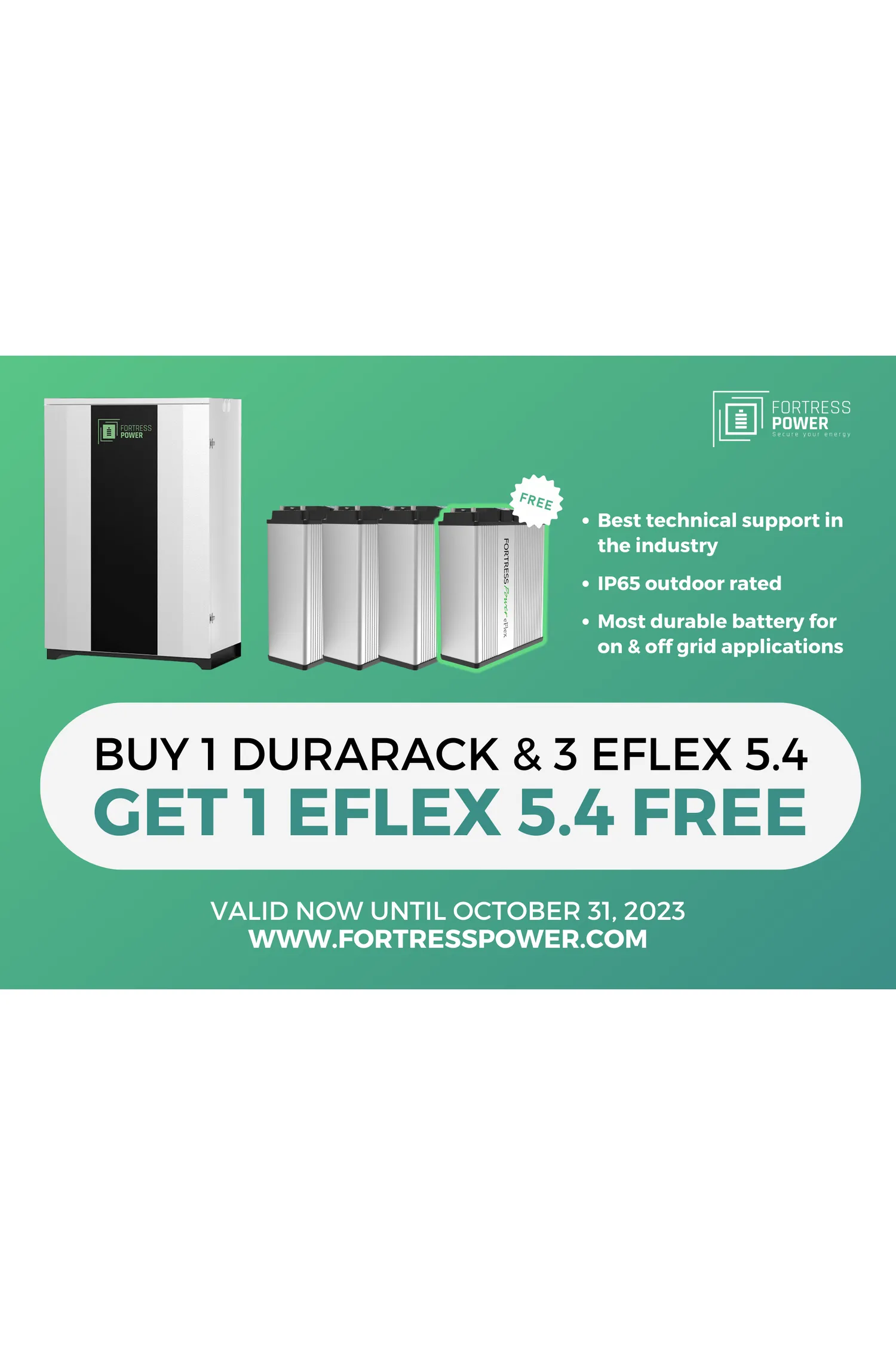 Fortress Power | FlexTower   12k Inverter   eFlex Batteries