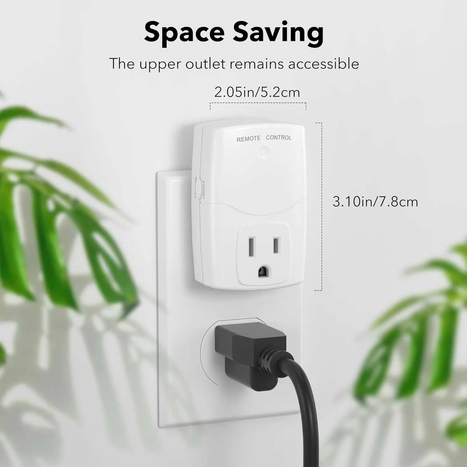 Mini Wireless Remote Control Outlet Switch Power Plug (2 Remotes 5 Outlets) BN-LINK