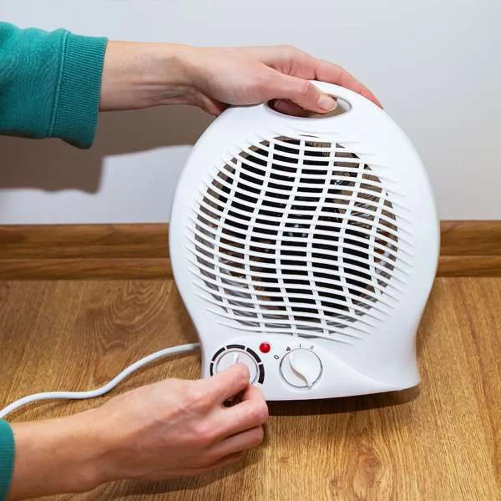 Nouveau Table Fan Flat Heater 2kW