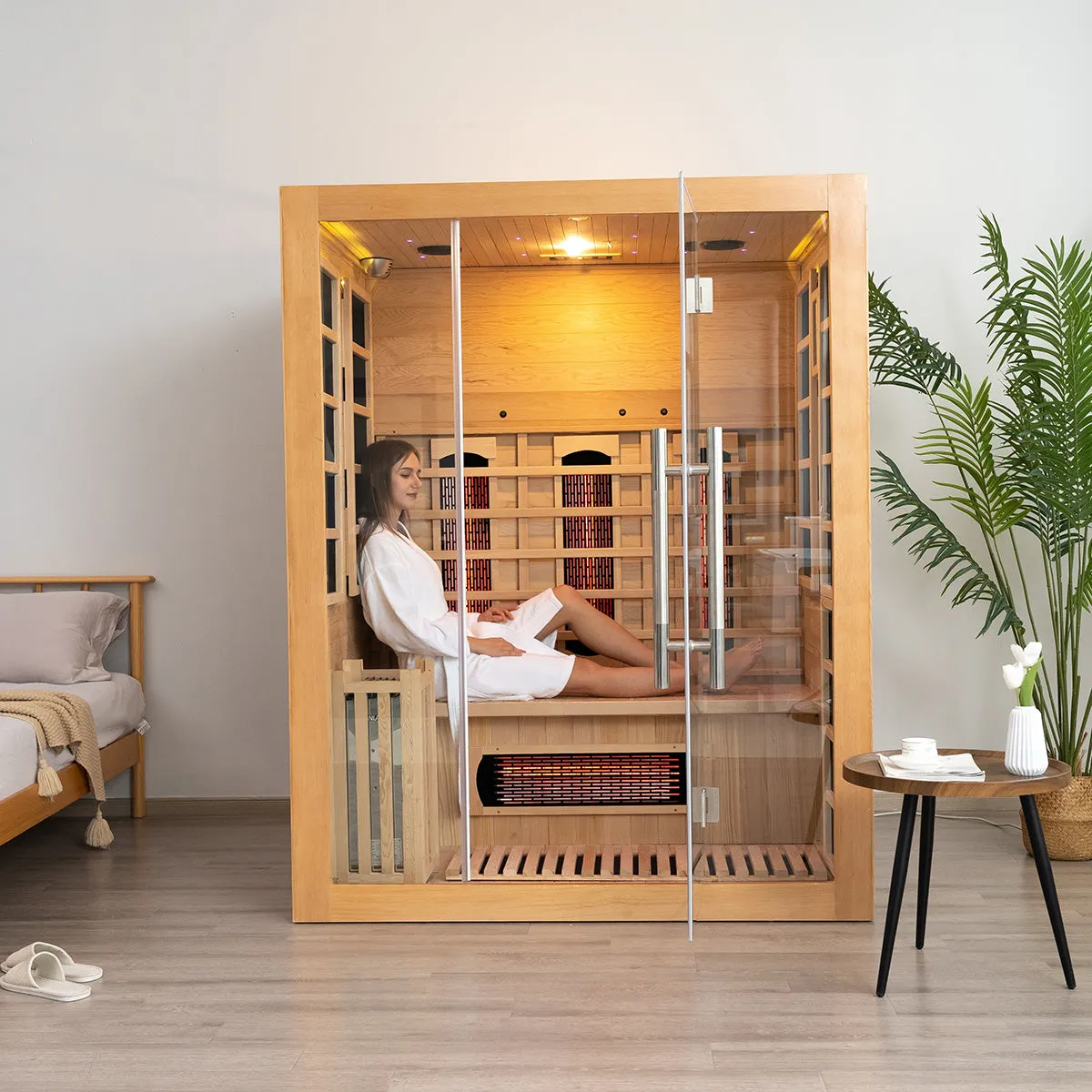 VERVE Tranquility 3 Person Hybrid Infrared   Steam Sauna | Pre-Order ETA Mid December