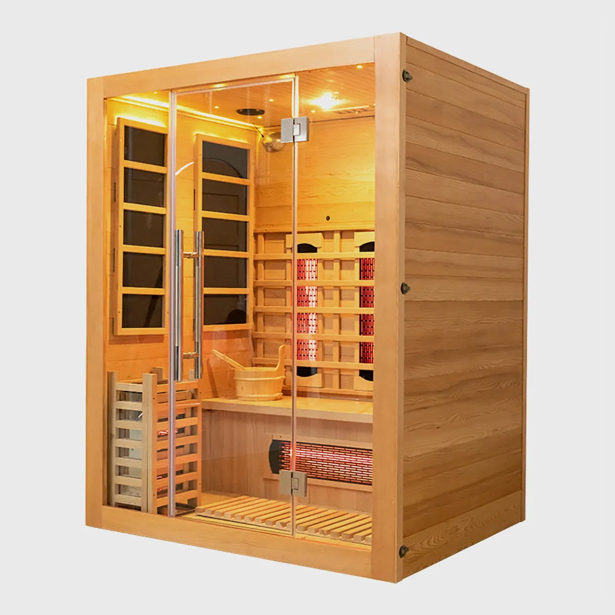 VERVE Tranquility 3 Person Hybrid Infrared   Steam Sauna | Pre-Order ETA Mid December