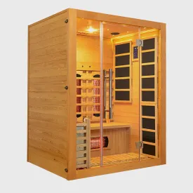 VERVE Tranquility 3 Person Hybrid Infrared   Steam Sauna | Pre-Order ETA Mid December