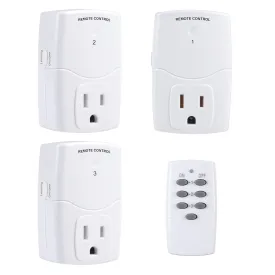 Wireless Remote Control Outlet (1 Remotes   3 Outlets) Value Pack BN-LINK